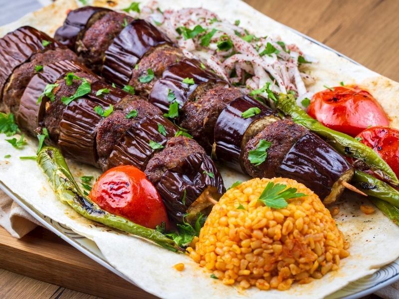 Patlıcanlı Kebap Porsiyon
